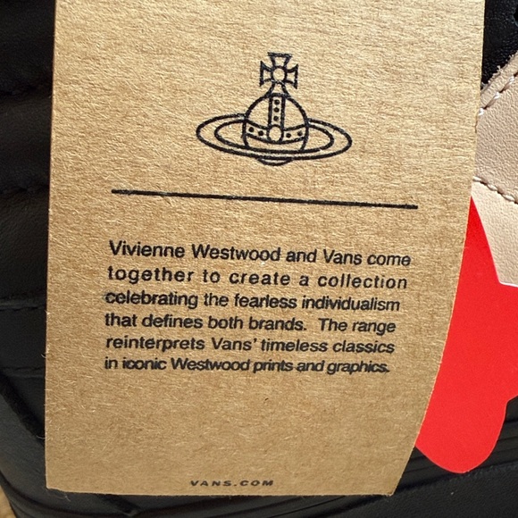 VANS x Vivienne Westwood Black High-Top Sneakers Men’s 8.5 Women’s 10 - Picture 15 of 16